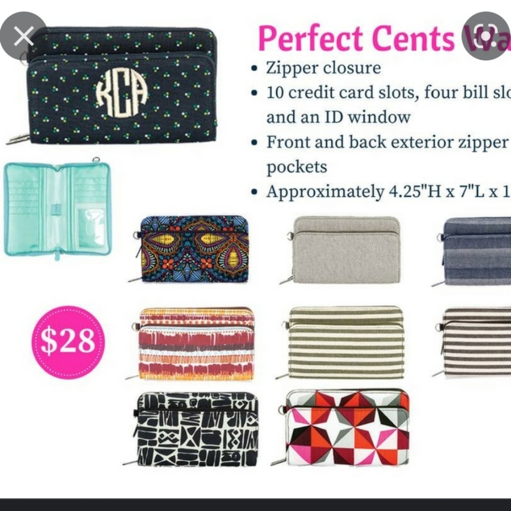 Thirty-One Perfect Cents Wallet